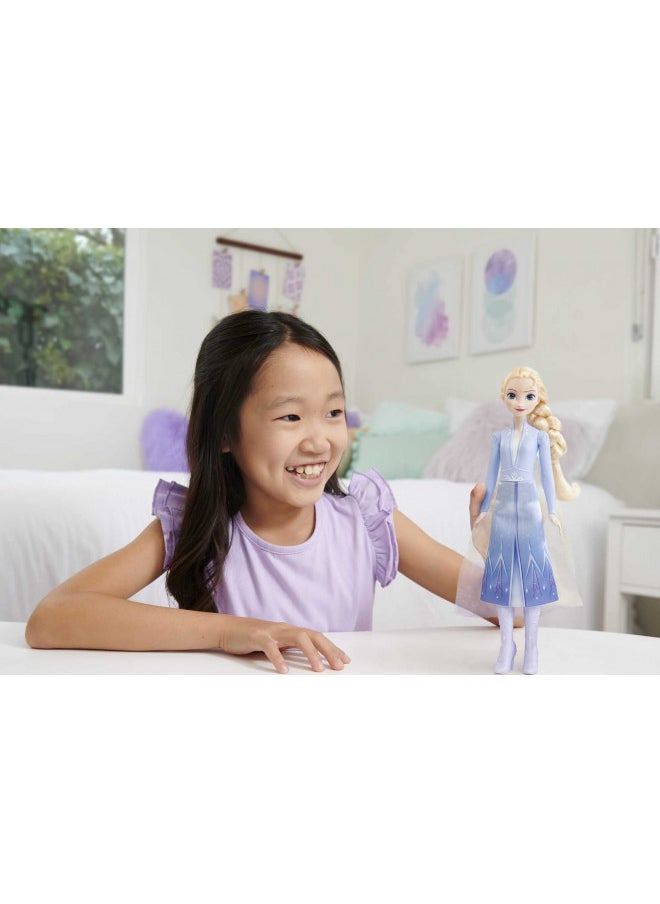 Mattel Disney Frozen Elsa Fashion Doll & Accessory, Signature Look, Toy Inspired by the Movie Mattel Disney Frozen 2