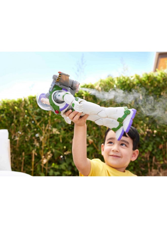 Mattel Disney and Pixar Lightyear 12-in Action Figure with Vapor Effect & Sounds, Buzz Lightyear Jetpack Liftoff Toy