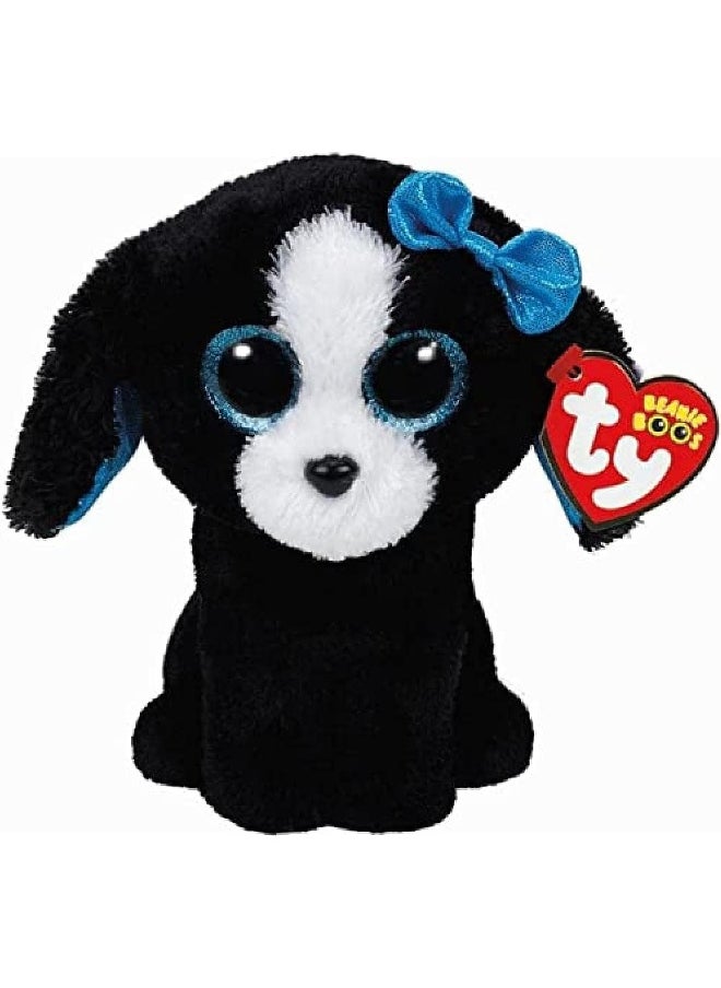 Ty Beanie Tracey Dog Plush, Black/White, Regular