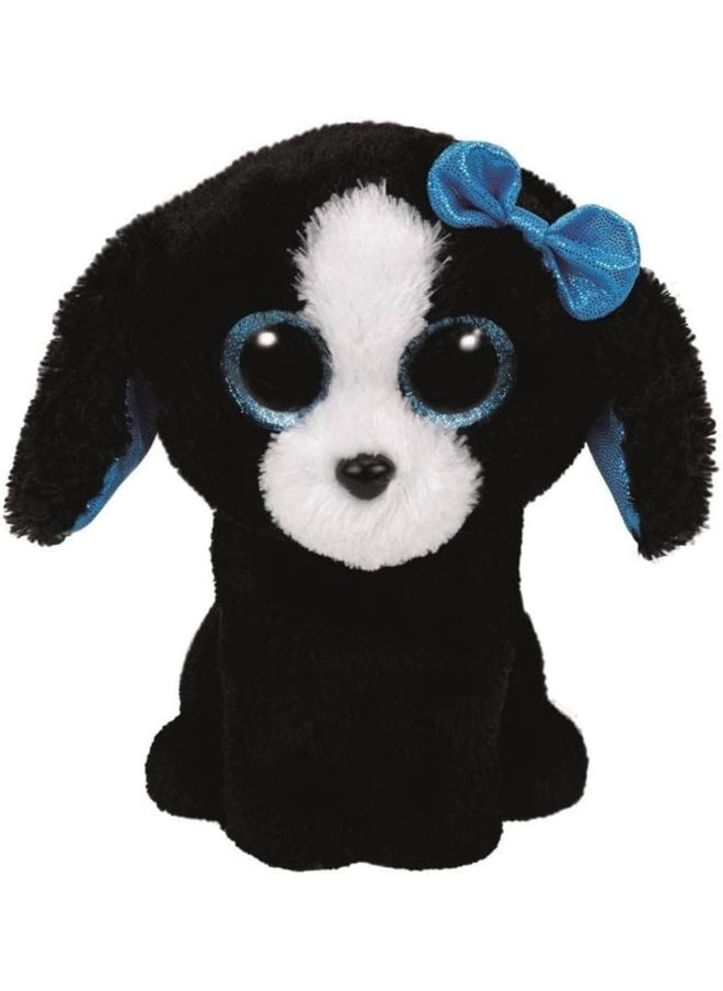 Ty Beanie Tracey Dog Plush, Black/White, Regular