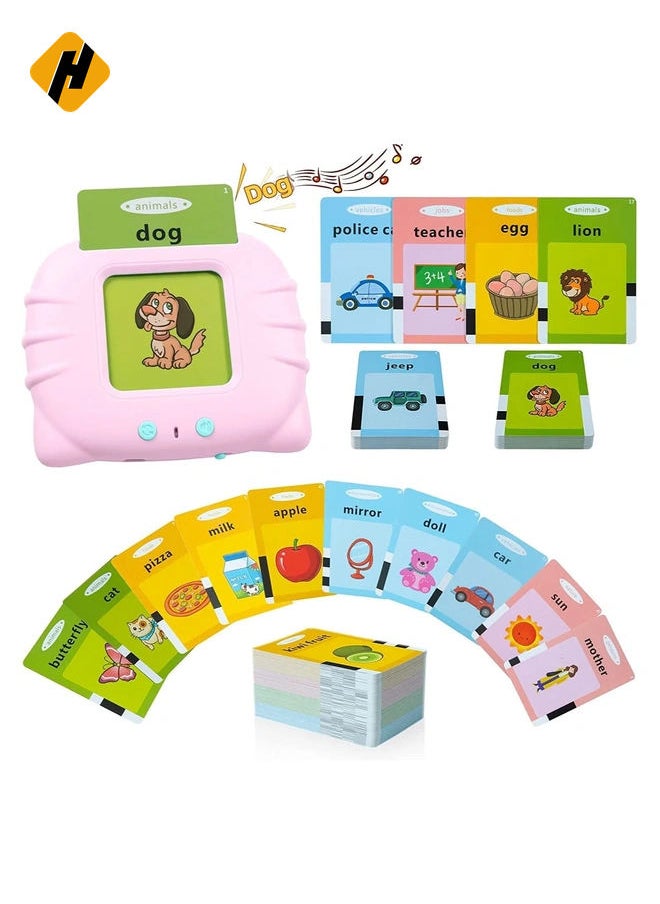 Talking Flash Cards Learning Toys for Toddlers 2 3 4 5 6 Years Old with Sound Effect, Toddler Toys for Girls and Boys, 224 Sight Words Learning and Pronunciation, Birthday