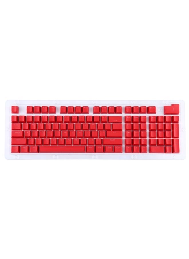 ABS Translucent Keycaps, OEM Highly Mechanical Keyboard, Universal Game Keyboard (Red)