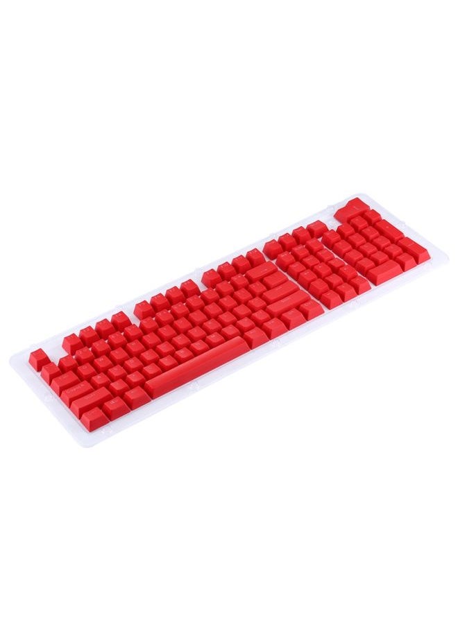 ABS Translucent Keycaps, OEM Highly Mechanical Keyboard, Universal Game Keyboard (Red)