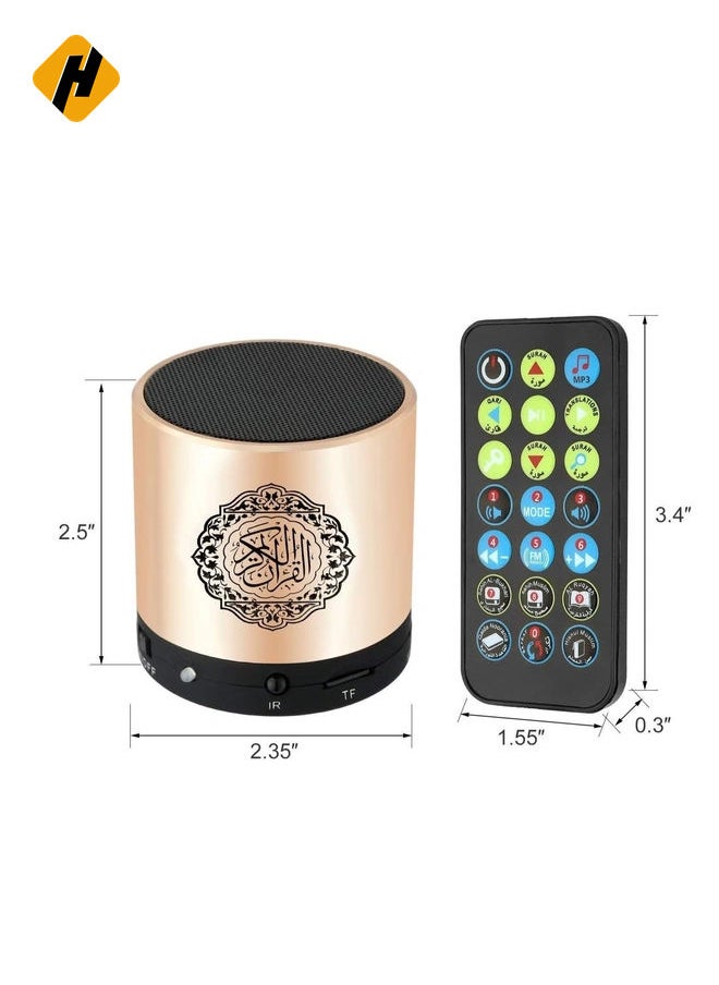 Remote Control Speaker Portable Quran Speaker MP3 Player 8GB TF FM Quran Koran Translator USB Rechargeable Speaker