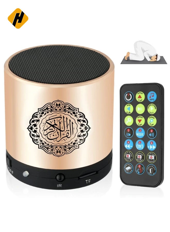 Portable Digital Quran Speaker with Remote Control over18 Reciters and 15Translations Available Quality Qur'an Speaker Arabic English French, Urdu etc Mp3 FM Radio