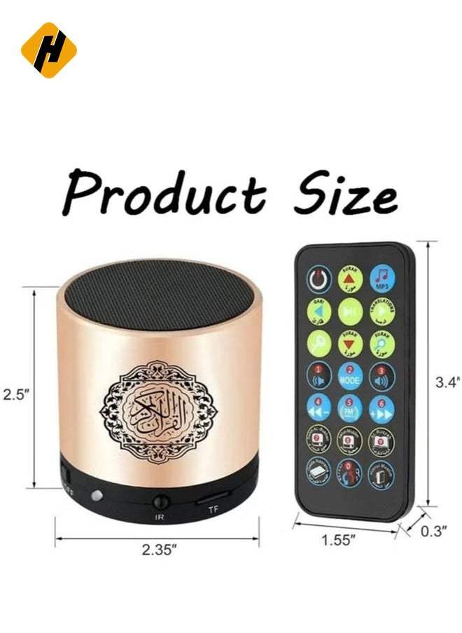 Portable Digital Quran Speaker with Remote Control over18 Reciters and 15Translations Available Quality Qur'an Speaker Arabic English French, Urdu etc Mp3 FM Radio