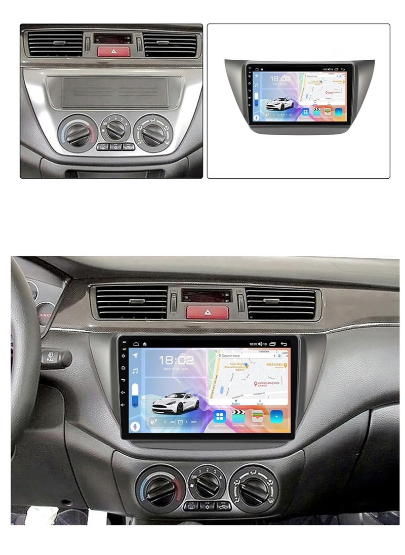 Android 12 System for Mitsubishi Lancer IX Ralliart GLX 2000 2001 2002-2010 Car Stereo Radio with FM SWC Camera Built-in Car-Play Android Auto GPS Navigation Touch Screen Upgrade ( 8core 4+64G)