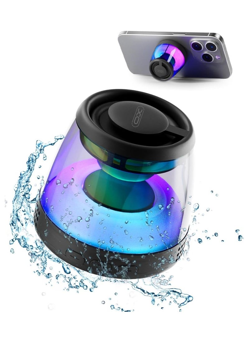 Magnetic Bluetooth Speaker, XO Portable Bluetooth Speaker with RGB Light