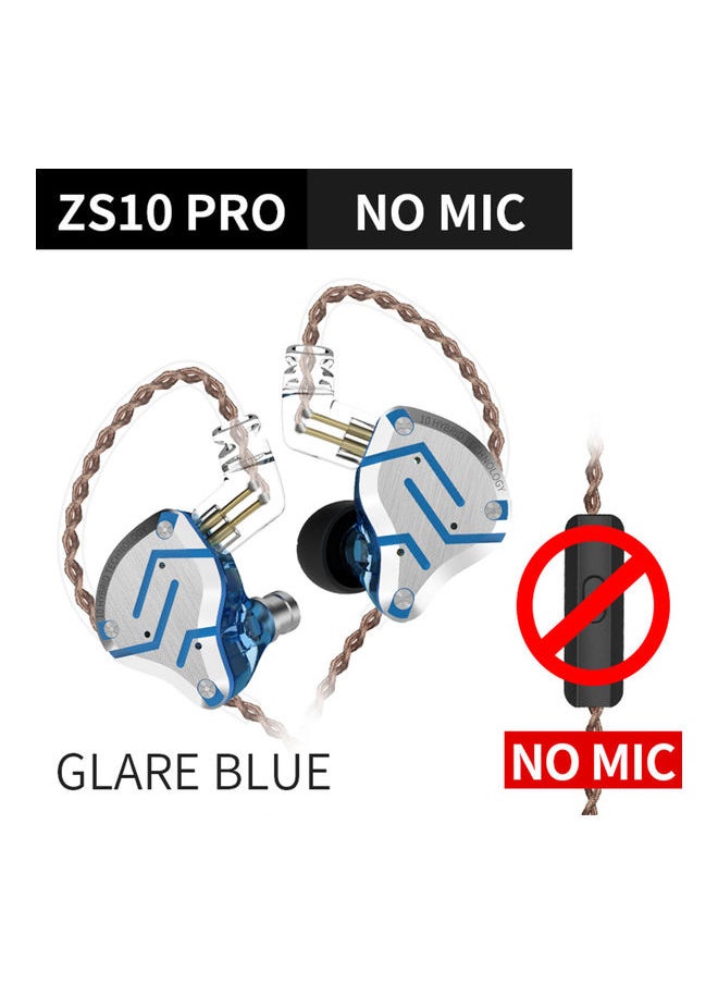 3.5mm Wired In-ear Headphones Hybrid HiFi Music Earphone Multicolour