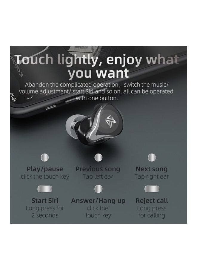 Hybrid Wireless In-Ear Earphone Black