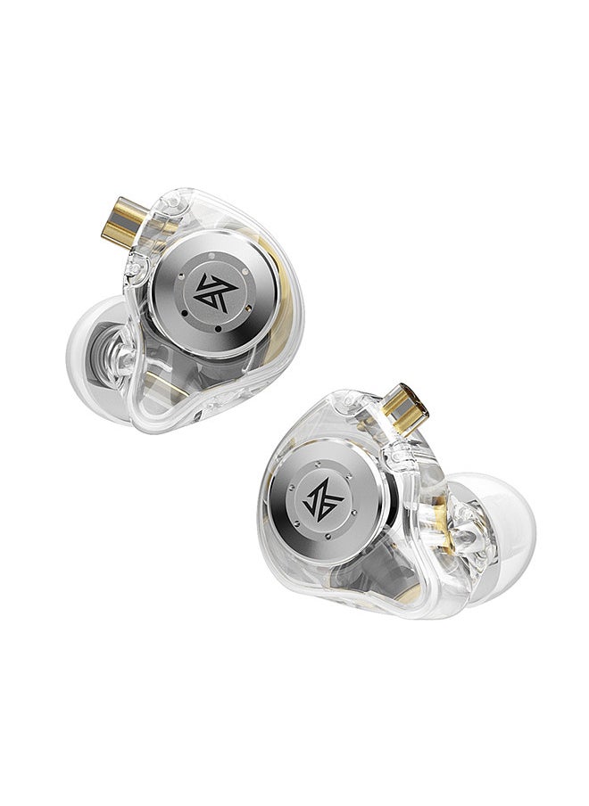 EDX Pro in-Ear Stage Monitor Headphone Dual Magnetic Dynamic Unit Earphone Shock Bass Earbuds with 0.75mm Detachable Cable Comfortable Wired Headset (With Mic)