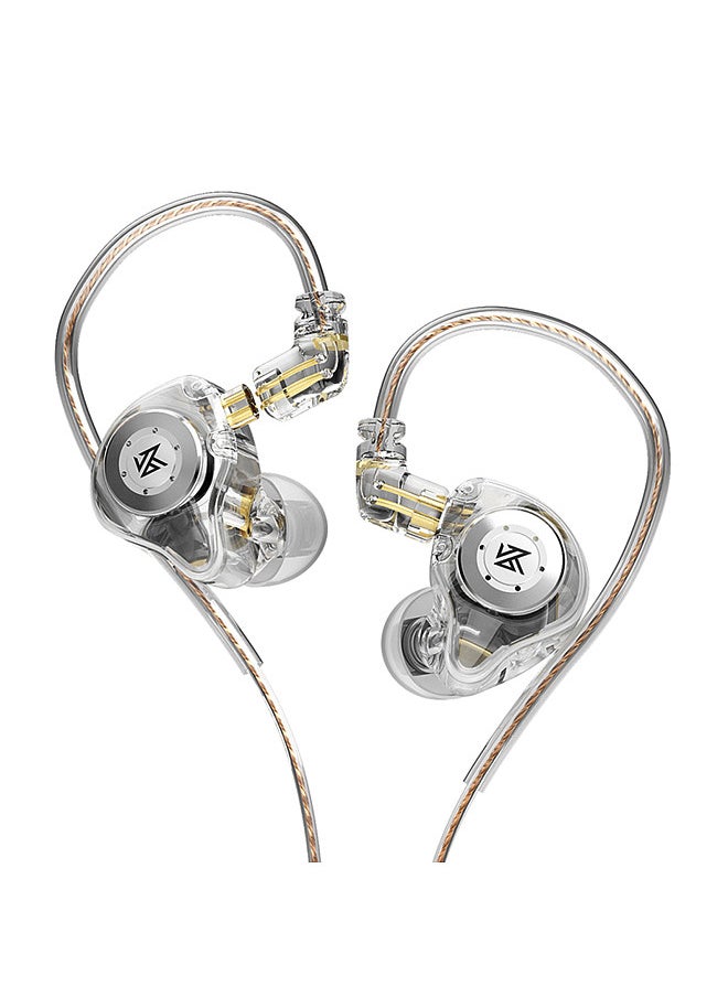 EDX Pro in-Ear Stage Monitor Headphone Dual Magnetic Dynamic Unit Earphone Shock Bass Earbuds with 0.75mm Detachable Cable Comfortable Wired Headset (No Mic)