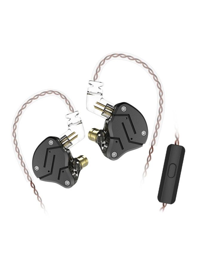 ZSN Wired In-Ear Headphones With Mic Black/Green/White