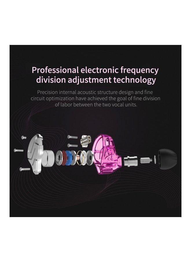 ZSN Wired In-Ear Headphones With Mic Black/Green/White