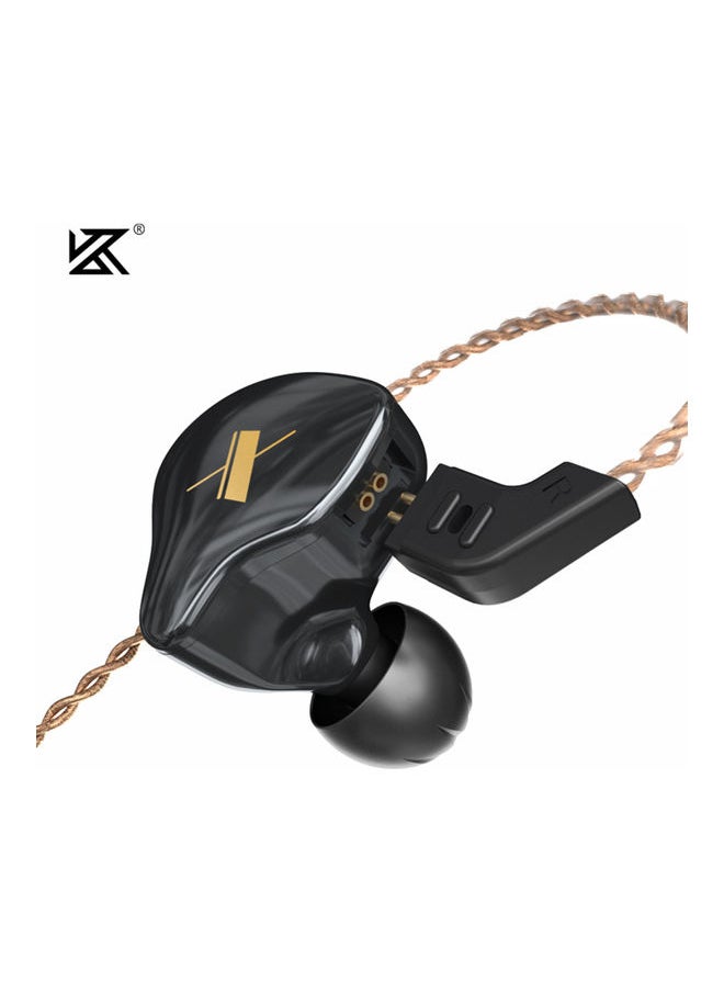 Customized Heavy-Bass In-Ear Headphone with Mic Black