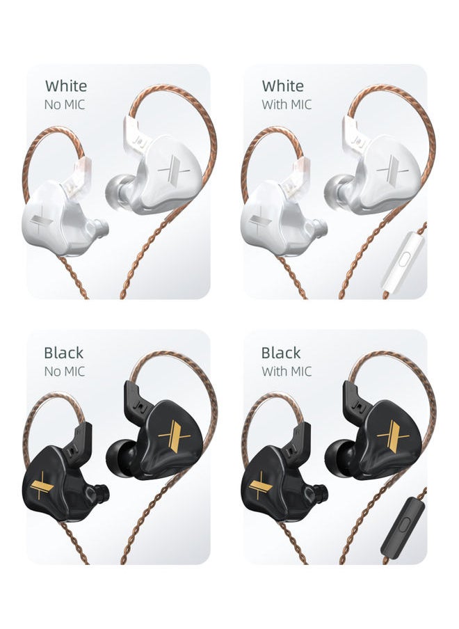Customized Heavy-Bass In-Ear Headphone with Mic Black