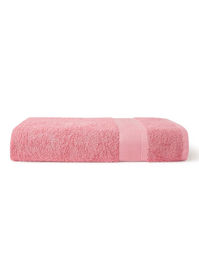 New Generation Bath Sheet 450 GSM 100% Cotton Terry 80x160 cm -Soft Feel Super Absorbent Quick Dry Pink