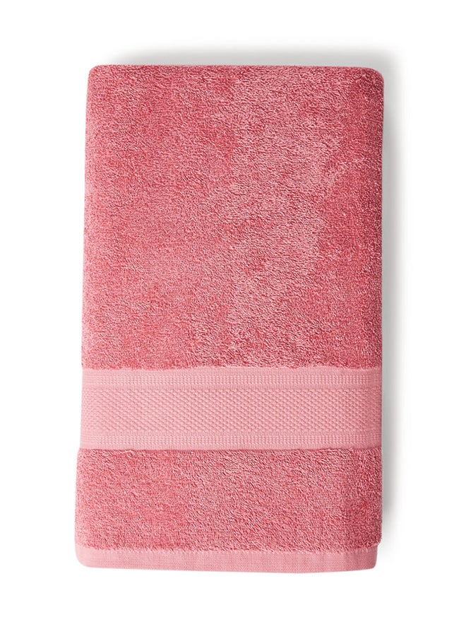 New Generation Bath Sheet 450 GSM 100% Cotton Terry 80x160 cm -Soft Feel Super Absorbent Quick Dry Pink