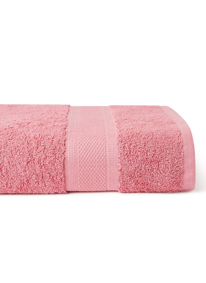 New Generation Bath Sheet 450 GSM 100% Cotton Terry 80x160 cm -Soft Feel Super Absorbent Quick Dry Pink