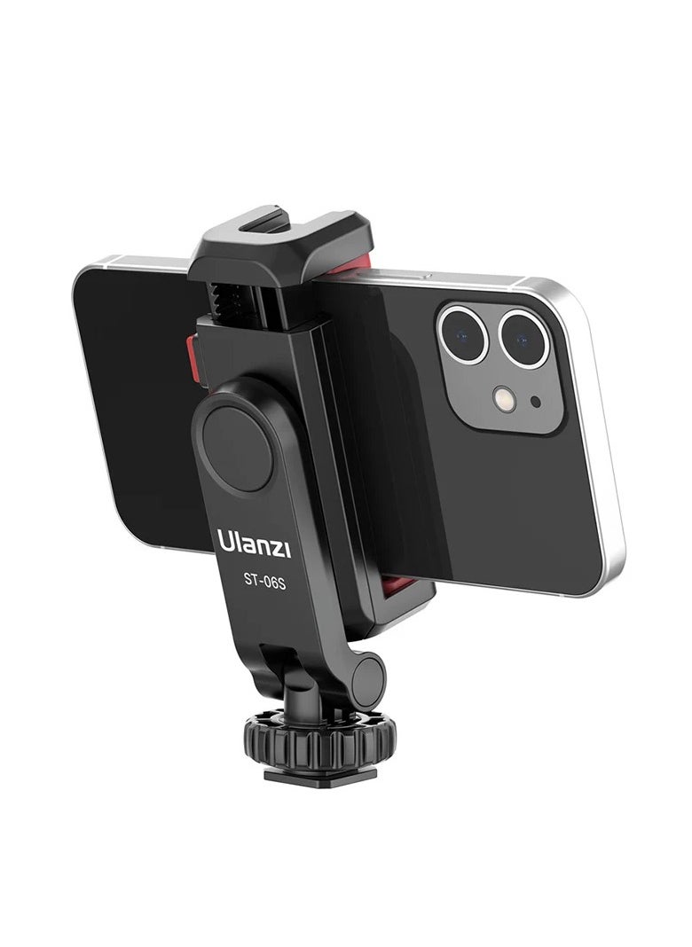 Ulanzi ST-06S Multi-Function Cold Shoe Smartphone Holder