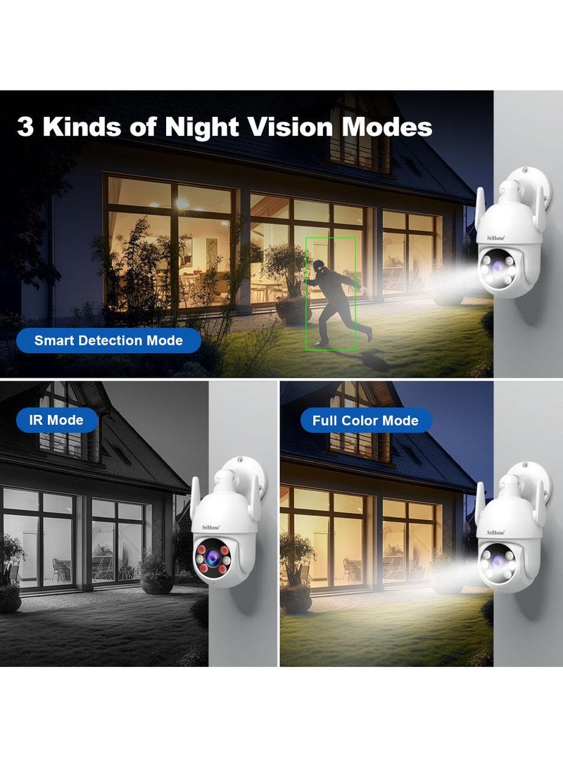 GEEK SPACE 4K Security System Outdoor Wireless Camera NVS009