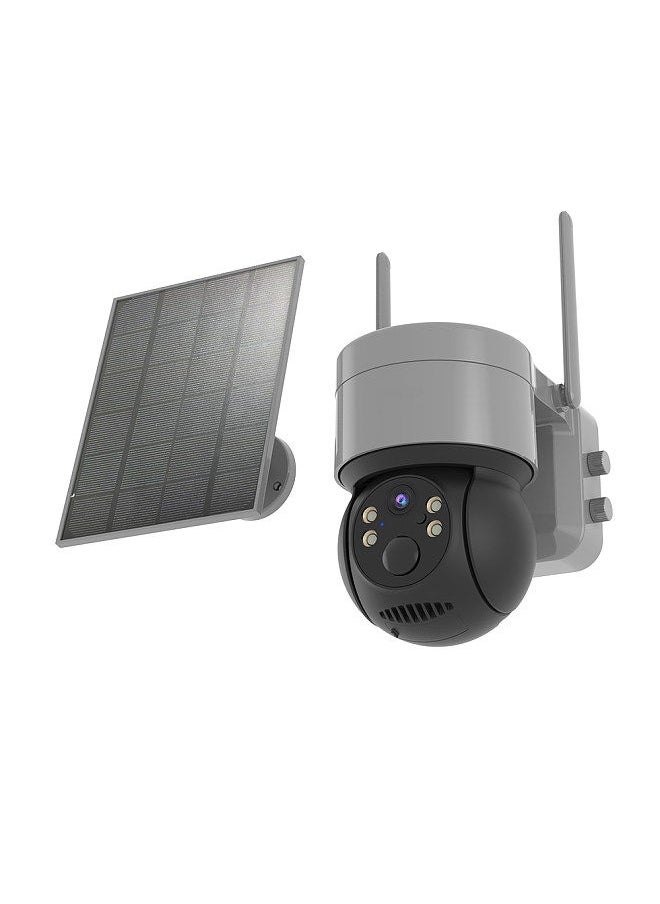 1080P Wireless Solar Panel Security Camera Wireless Rechargeable Battery Camera 2MP WiFi Home Security Camera with PIR Human Detection Two Way Audio Remote Access