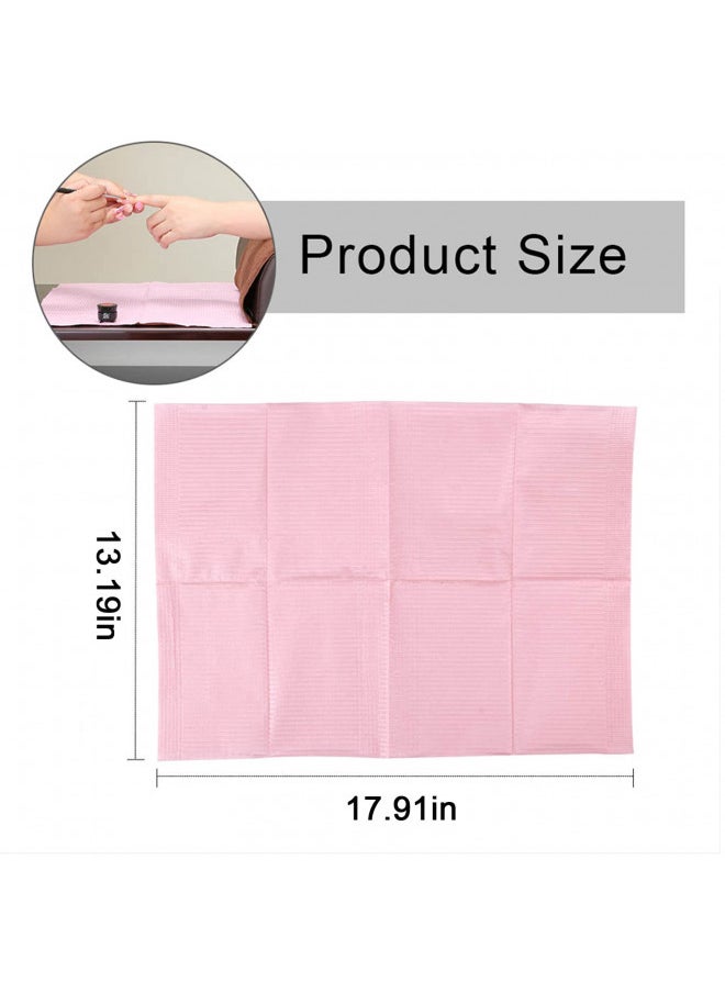 LXIANGN 125PCS Disposable Nail Art Table Towels Mat 13