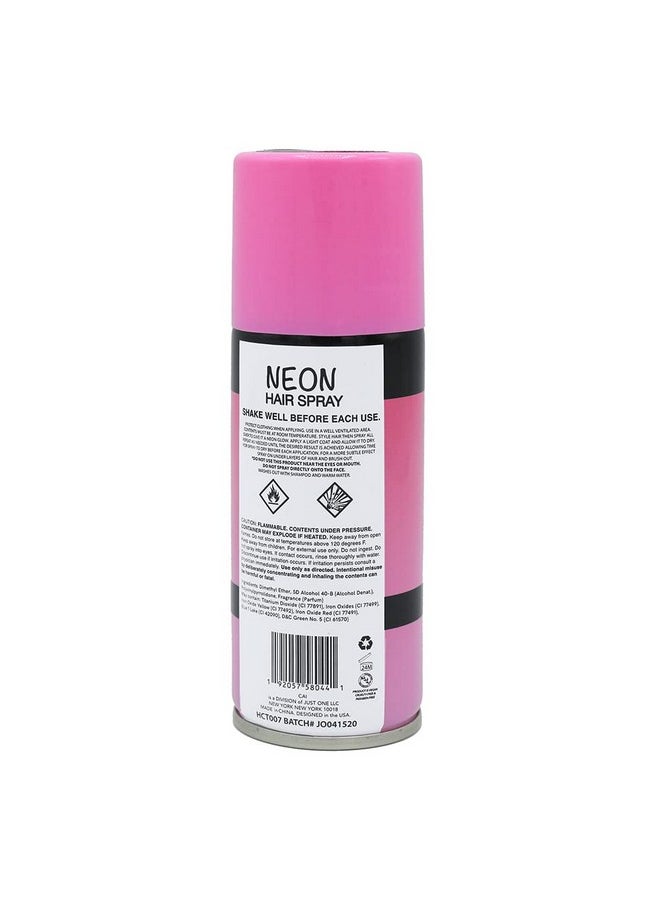 Hair And Body Glitter Spray (Neon Pink)