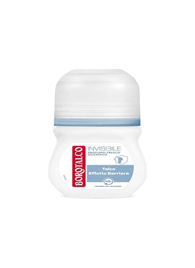 Deodorante Roll On Invisible 50Ml, 1.6 Fl Oz Made In Italy