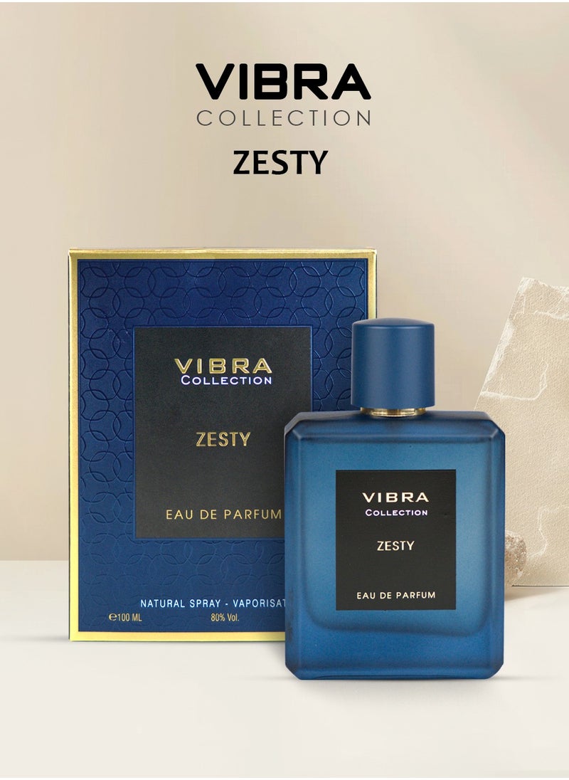 Divina Vibra Zesty EDP Long Lasting Men’s Perfume  100ml, Perfect Perfume For Every Day Use