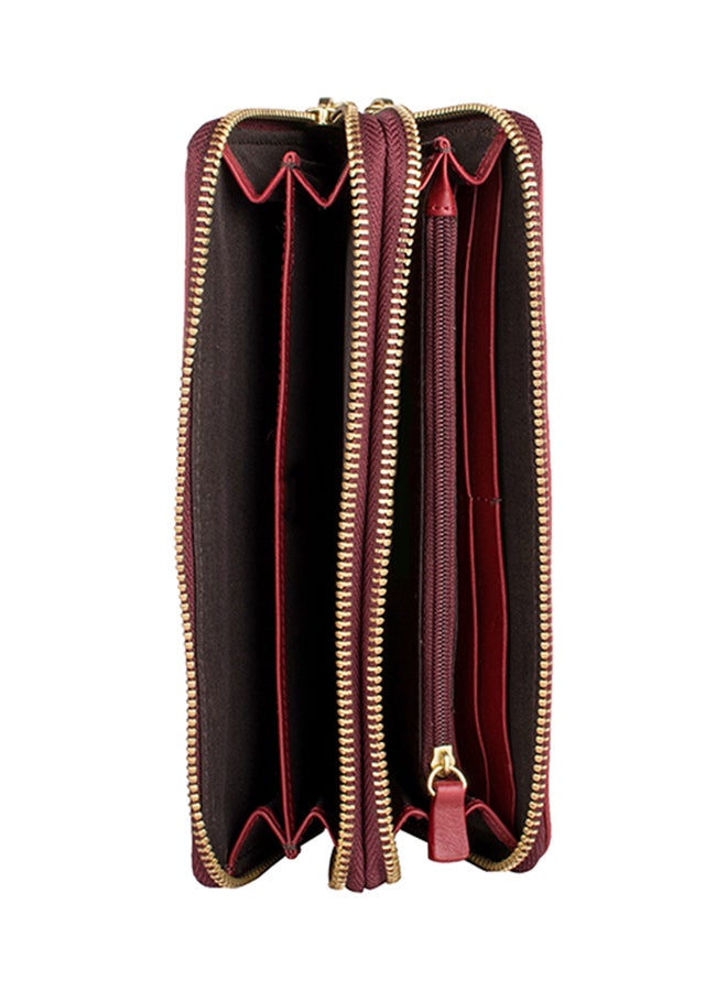 Martina Leather Wallet Marsala