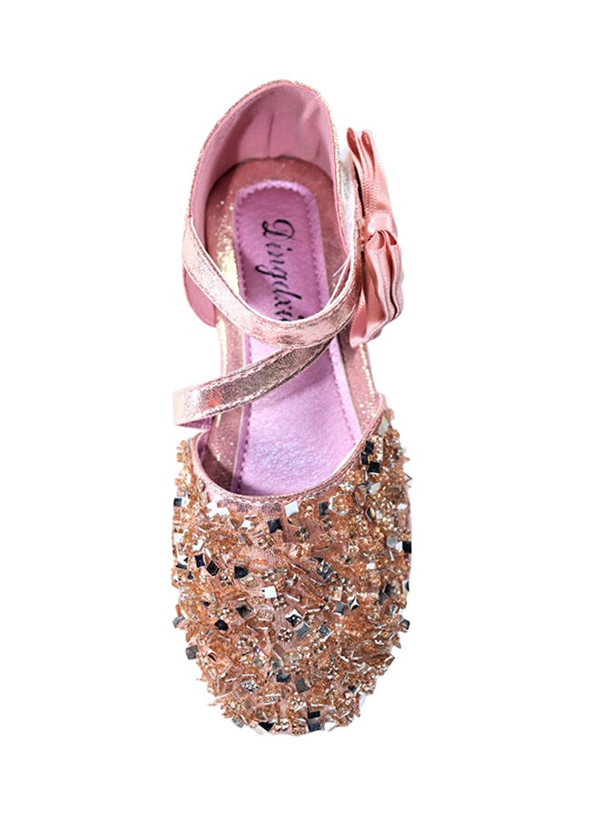 Girls Embellished Ballerinas pink