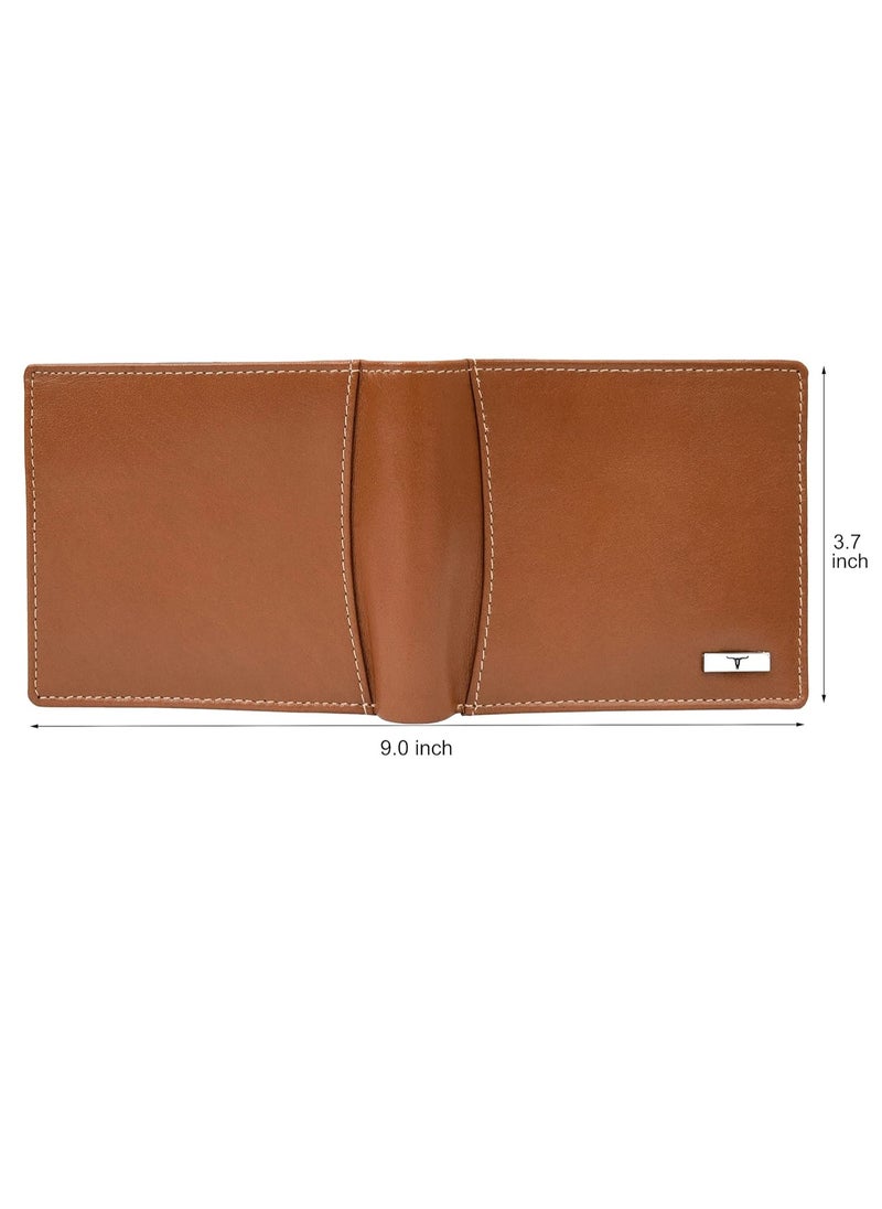 URBAN FOREST Oliver Cognac Leather Wallet for Men