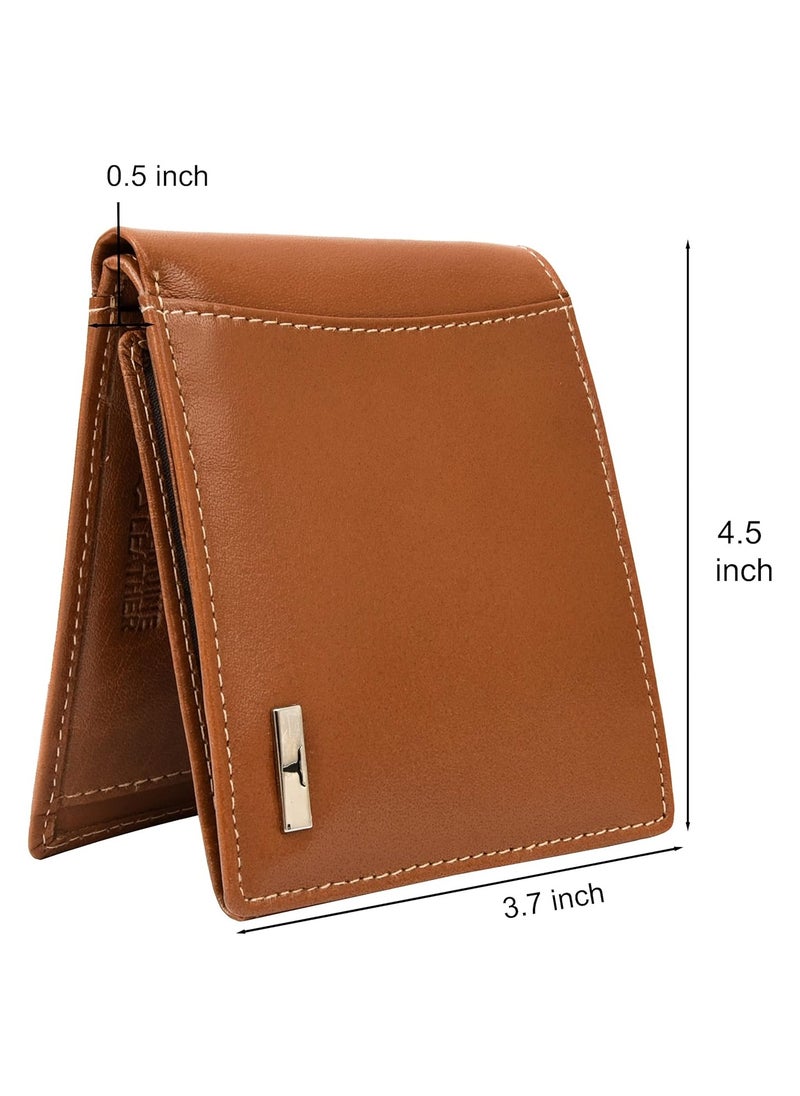 URBAN FOREST Oliver Cognac Leather Wallet for Men