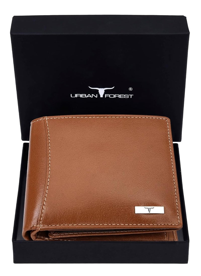 URBAN FOREST Oliver Cognac Leather Wallet for Men