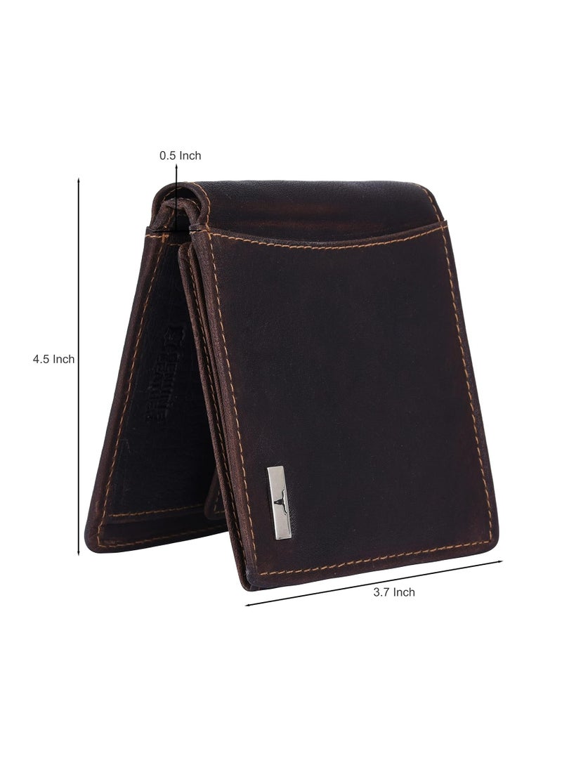 URBAN FOREST Oliver Vintage Brown Leather Wallet for Men