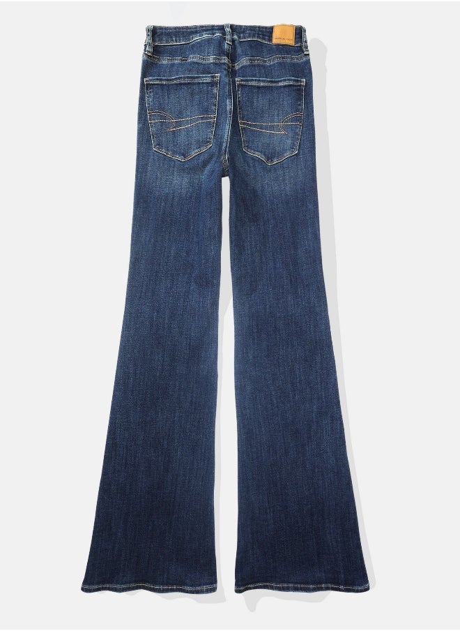 AE Next Level Super High-Waisted Flare Jean