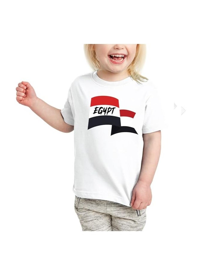 Egypt National Day Set For Girls-Includes Girl's T-Shirt,Cap,Badge And Flag-Perfect Outfit Set To Celebrate Egypt National Day With Combo Pack In Style