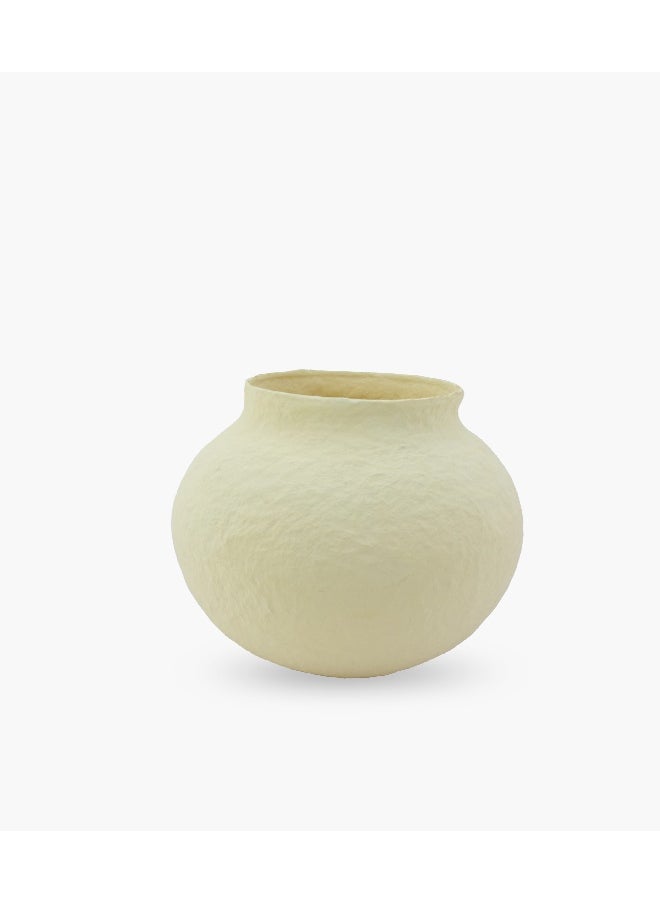 Cotton Mache Vase 
29 X 23Cm