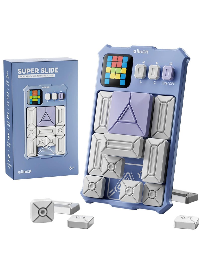 GiiKER Super Slide Brain Games with 500+ Levels IQ Challenges Brain Teaser Puzzles for Kids Toys,Board Games for Families, Relax Stress Tourist Toy, Great Family Day Toys for Everyday Interactions and All Ages