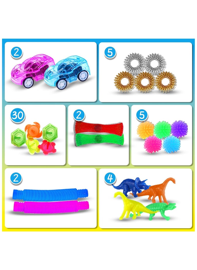 84Pcs Party Favors for Kids,Fidget Toys Pack,Bulk Toys for Kids Party Favors,Goodie Bag Stuffers,Carnival Prizes,Treasure Box, Filler Stuffers Toys