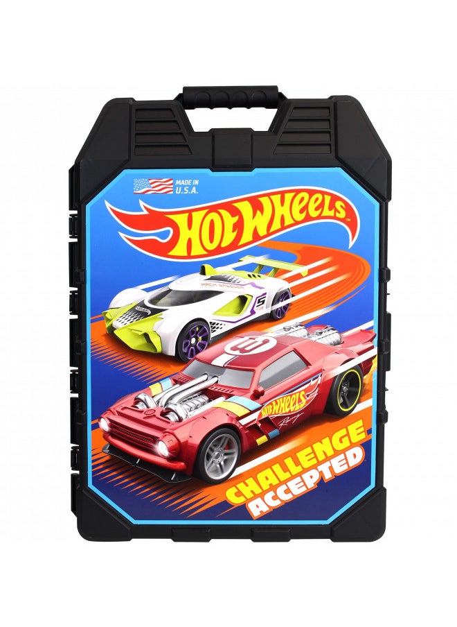 Hot Wheels: 48 Cart Storage Case, Easy Grip Carrying Case, Makes Collecting and Clean Up Easy and Fun, Styles in Case May Vary, For Ages 3 and up