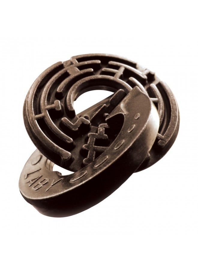 BePuzzled | Labyrinth Hanayama Metal Brainteaser Puzzle Mensa Rated Level 5, for Ages 12 and Up