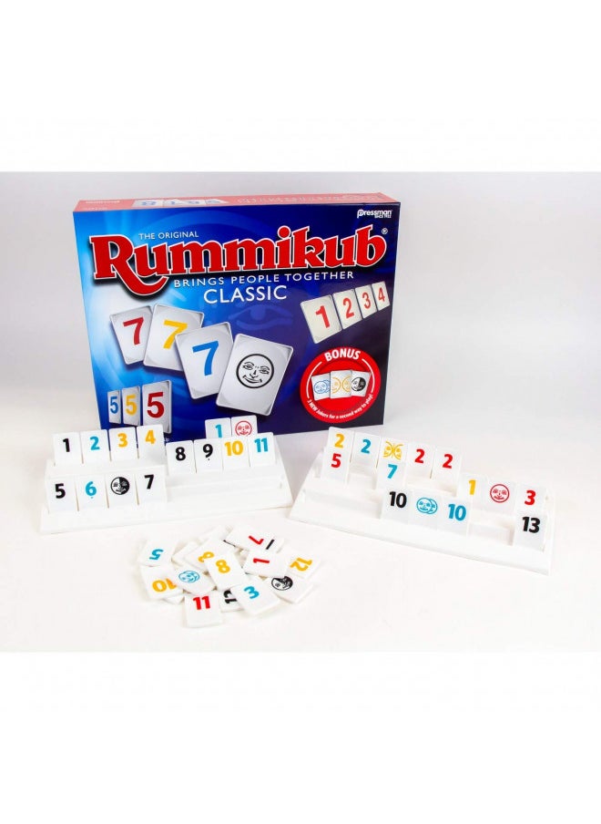 Rummikub with Bonus Jokers Game, Classic, Pressman