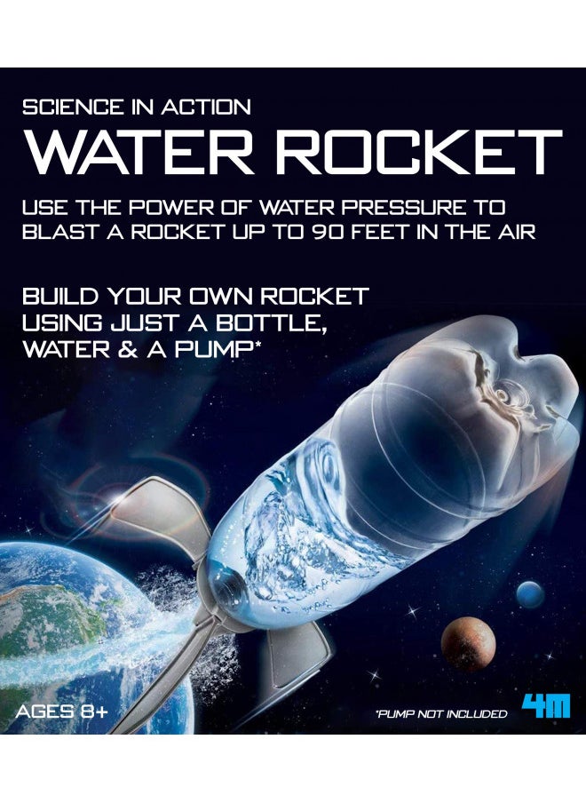 4M Water Rocket Kit, DIY Science Space Stem Toys, For Boys & Girls Ages 8+