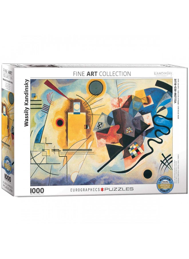 EuroGraphics Gelb Rot Blau by Kandinsky 1000 Piece Puzzle