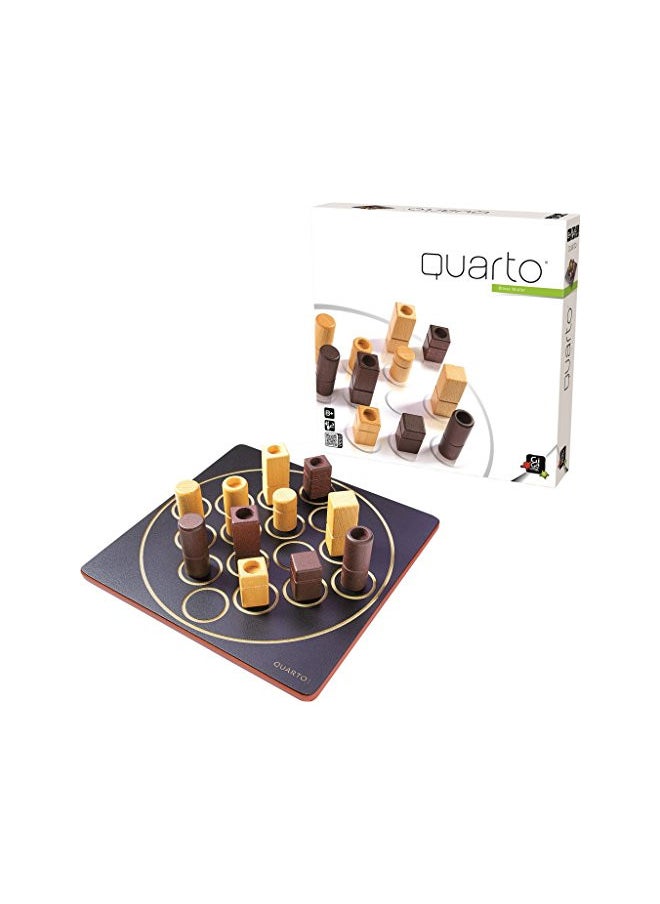 Quarto | Strategy Game for Adults and Families | Ages 8+ | 2 Players | 15 Minutes