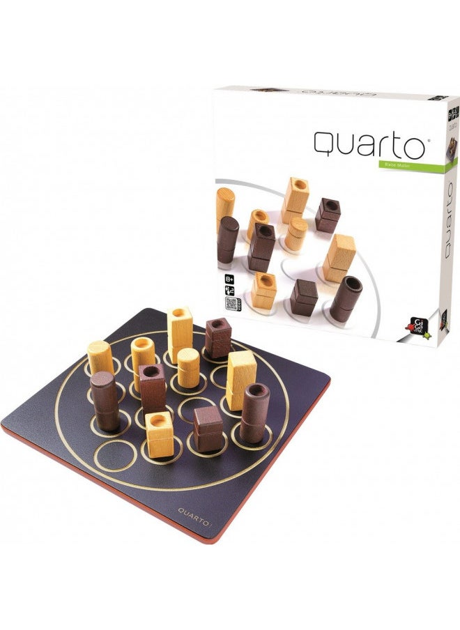 Quarto | Strategy Game for Adults and Families | Ages 8+ | 2 Players | 15 Minutes