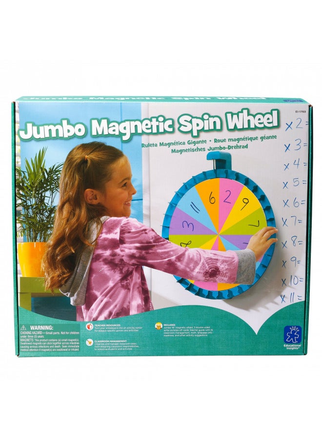 Educational Insights Jumbo Magnetic Spinner, Classroom Games, Teacher Supplies