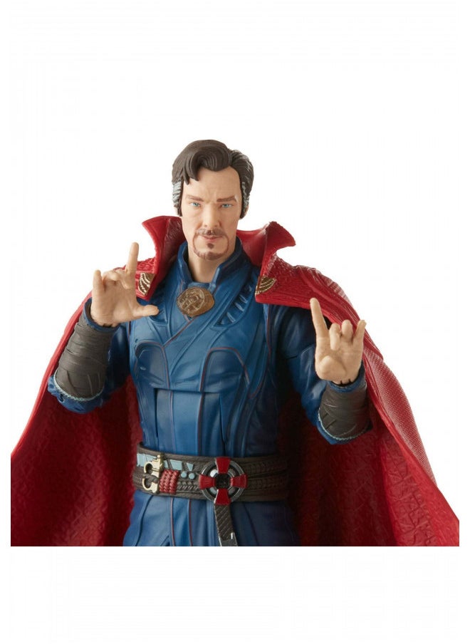 Marvel Legends Series Doctor Strange in The Multiverse of Madness 6-inch Collectible Doctor Strange Cinematic Universe Action Figure Toy, 4 Accessories